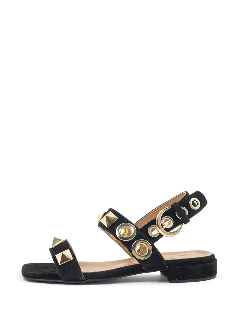 Jade Black Sandal Shoes For Women 1