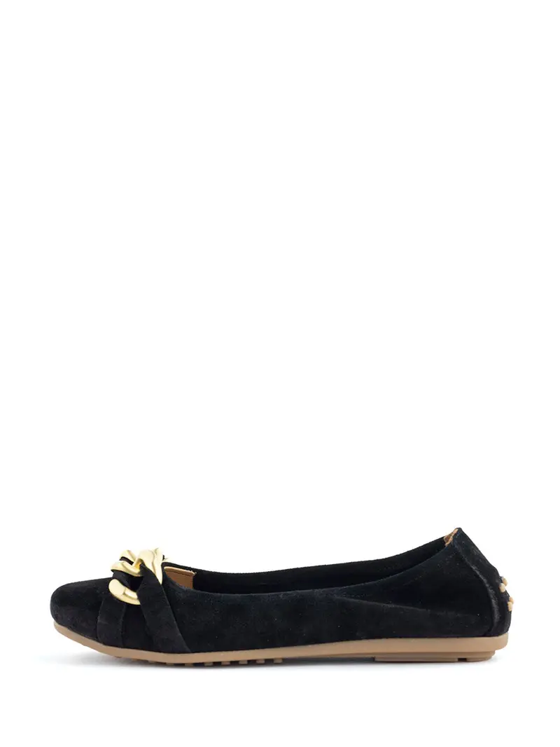 Kensi Black Ballet Flats 1