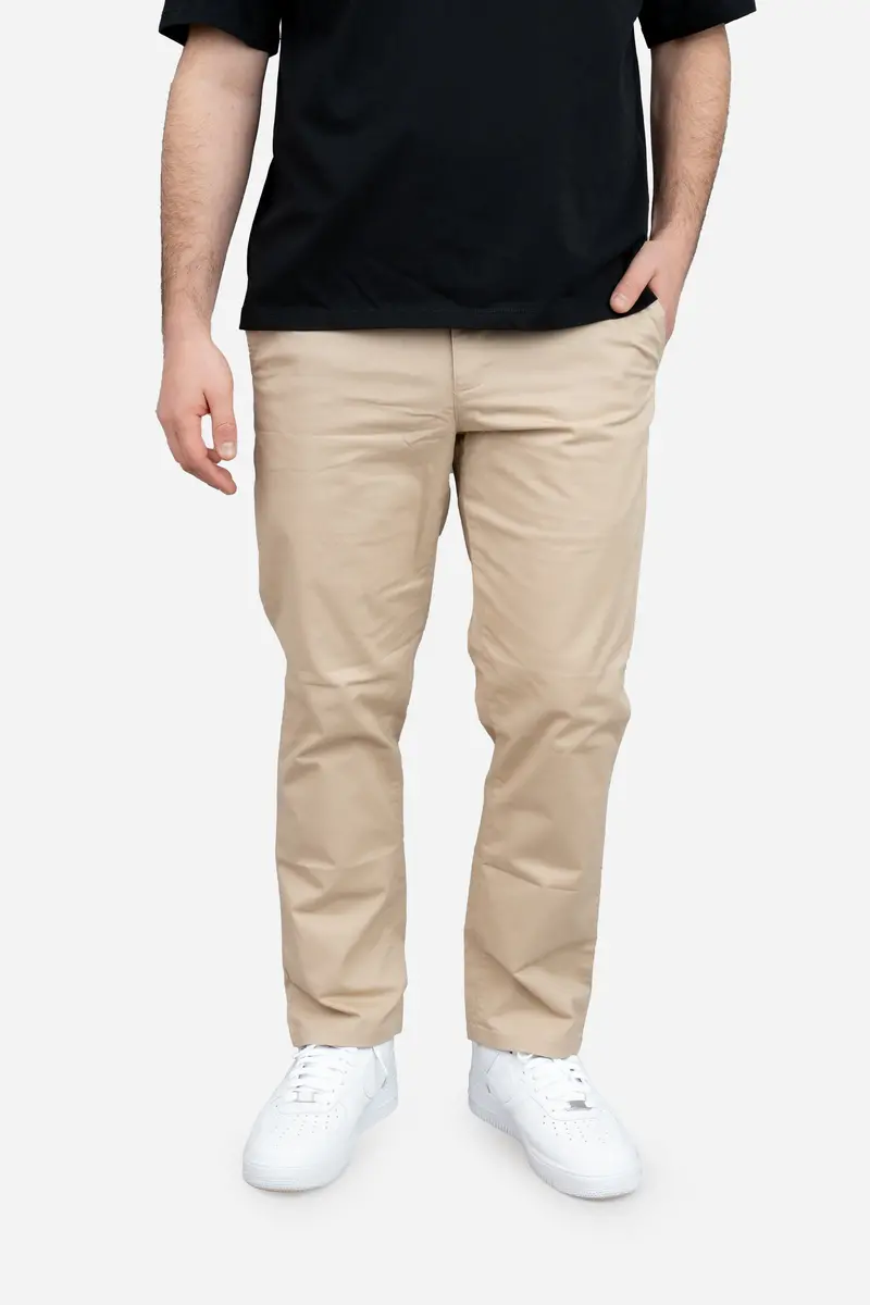 Khaki Straight-Fit Core Stretch Chinos 1