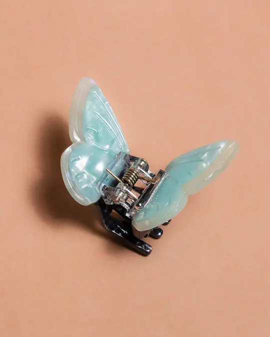 Koa Butterfly Hair Clip – Mini Handcrafted Nature Motif 1