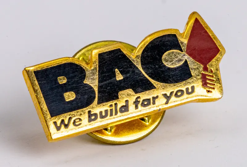 L15 – ‘We Build For You’ Bac Enamel Lapel Pin 1