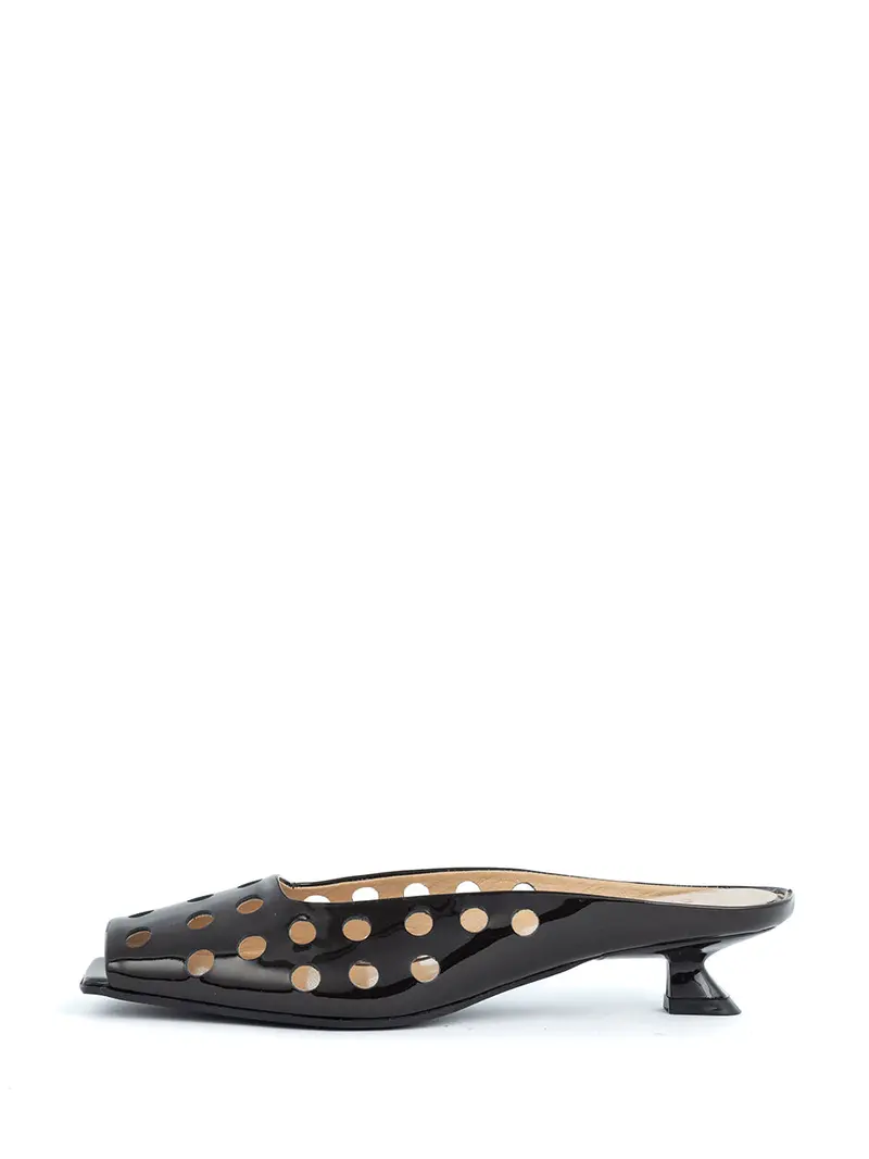 Lacie Dark Brown Slingback Shoes 1