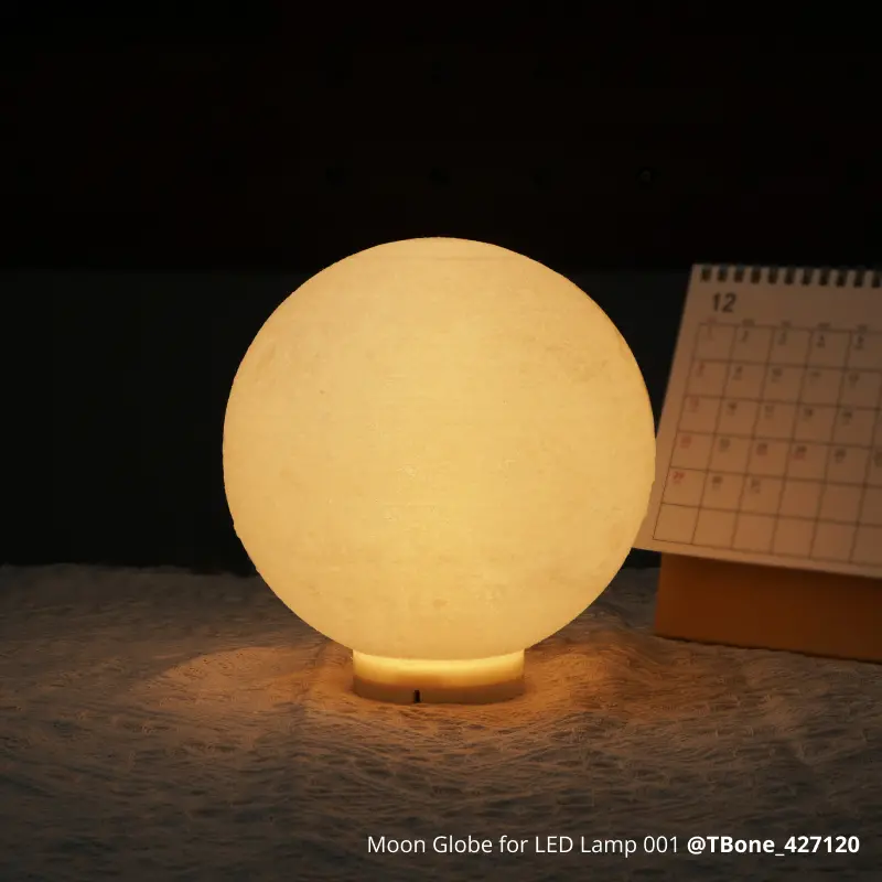 Led Moon Globe Lamp Kit 1