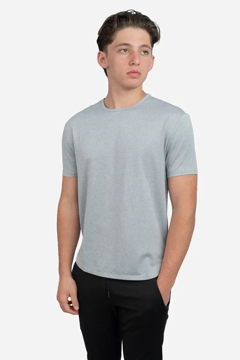 Light Gray Running Performance T-Shirt 1