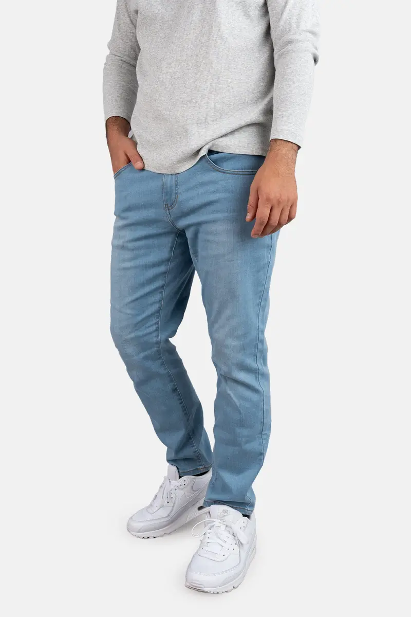 Light-Wash Core Extra-Stretch Jeans 1