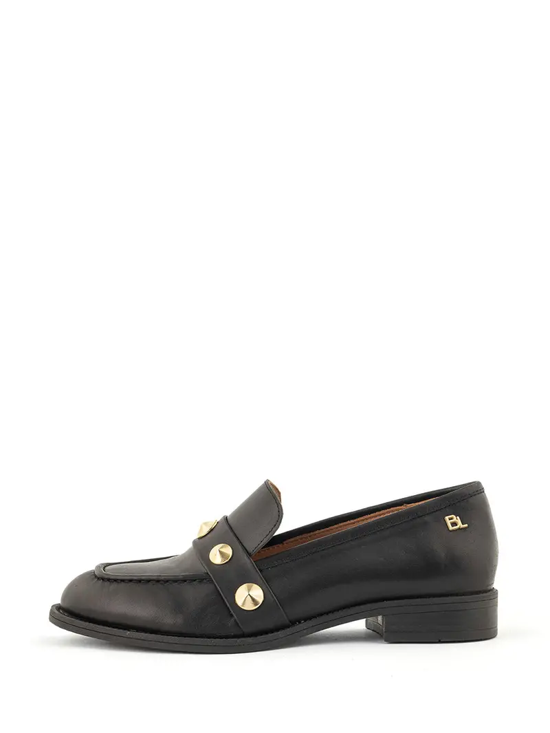 Linda Black Minimalist Loafers 1