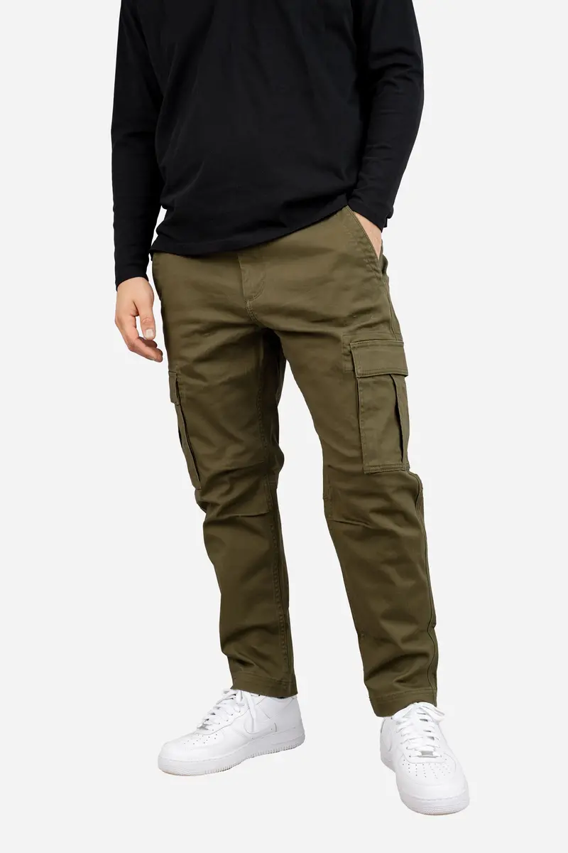 Loden Cargo Pants – Earthy Tone, Durable & Practical 1