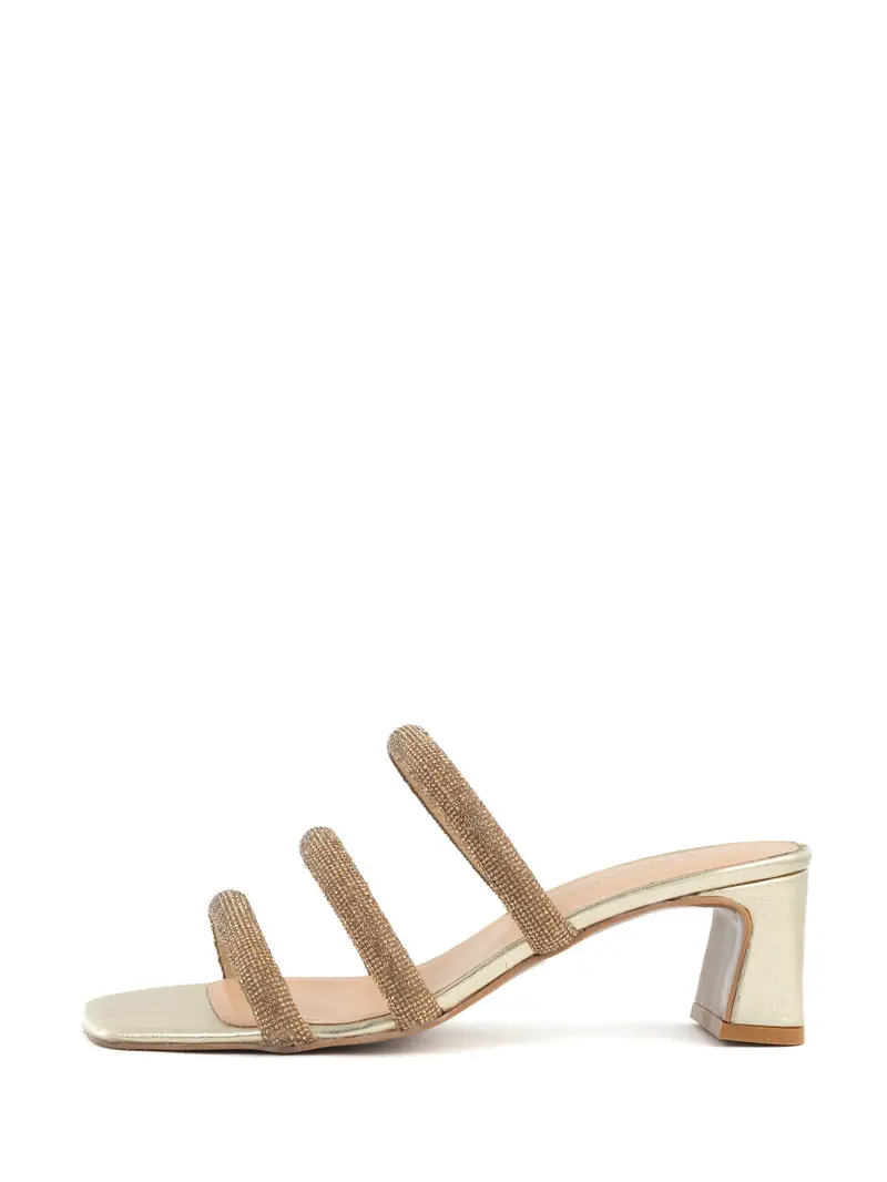 Lola Gold Metallic Sandal 1