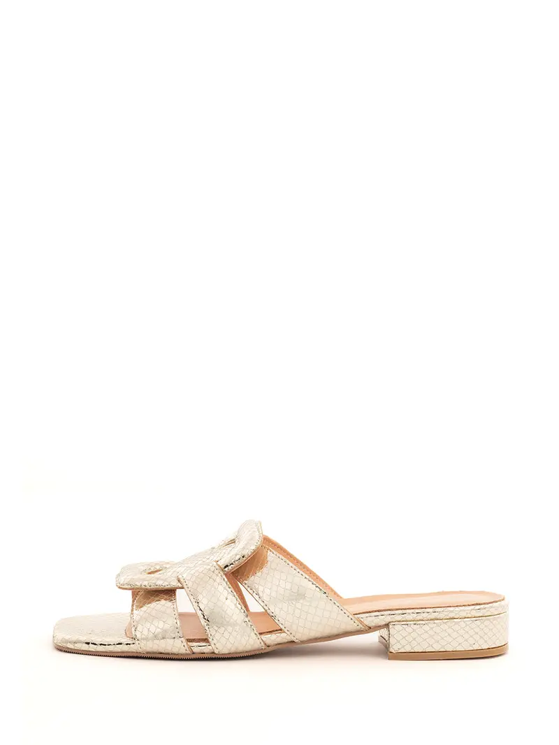 Loulou Gold Slipper 1
