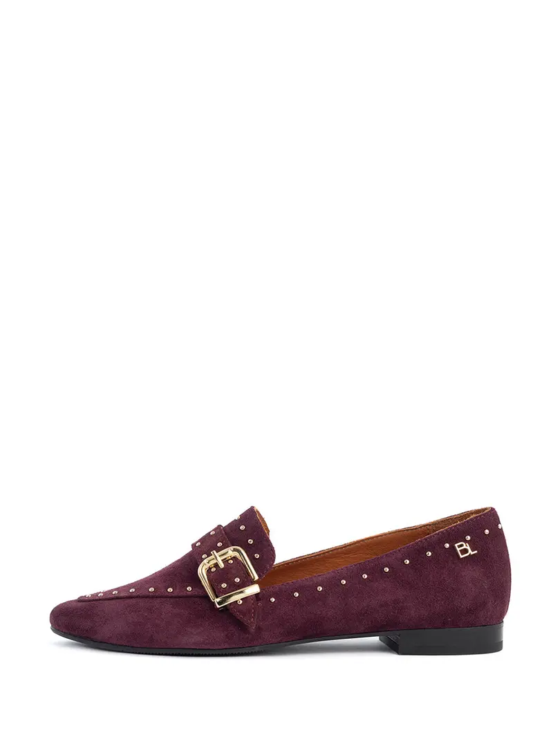 Luna Bordó Loafer Shoes 1