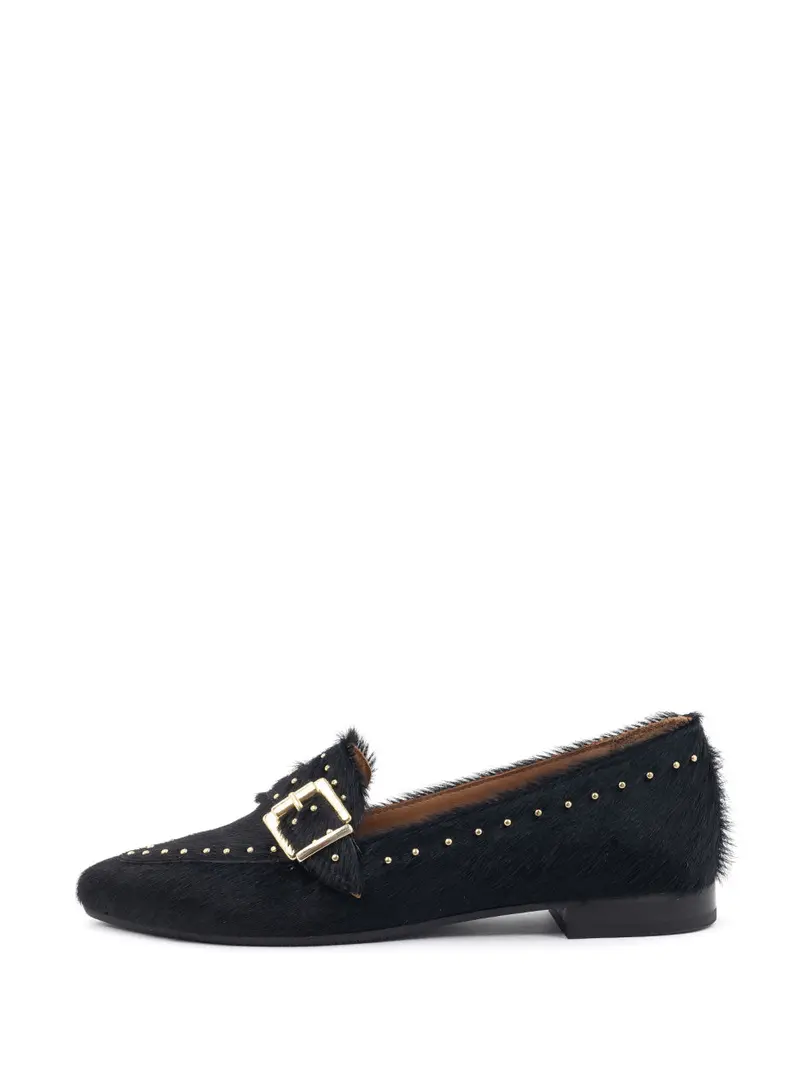 Luna Classic Black Loafer Shoes 1