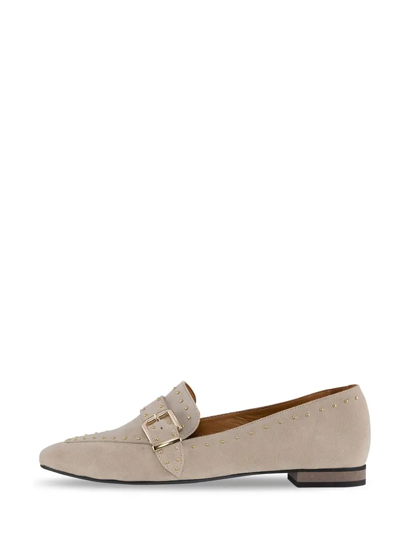 Luna Light Beige Loafer 1