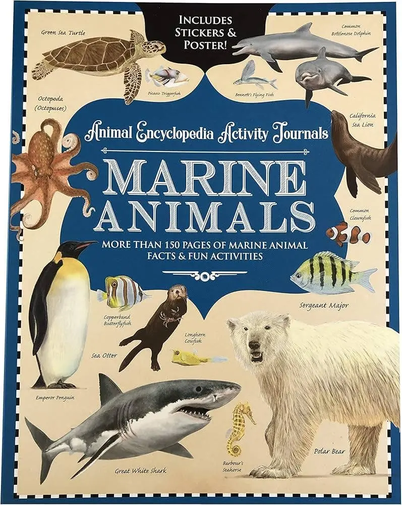 Marine Animals Encyclopedia: Illustrated Reference Guide To Ocean Life 1