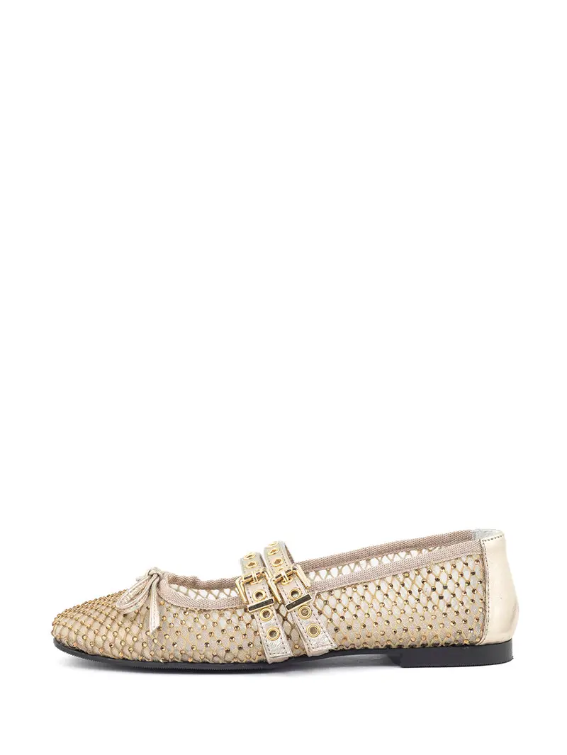 Melissa Gold Ballet Flats 1