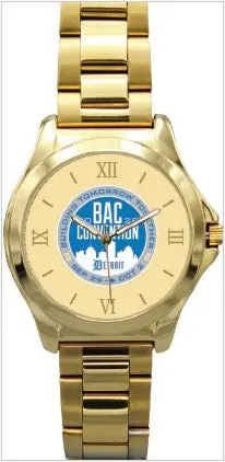Mgcw1 – Gold-Tone Stainless Steel Men’S Watch Commemorating The 2025 Iubac Convention 1