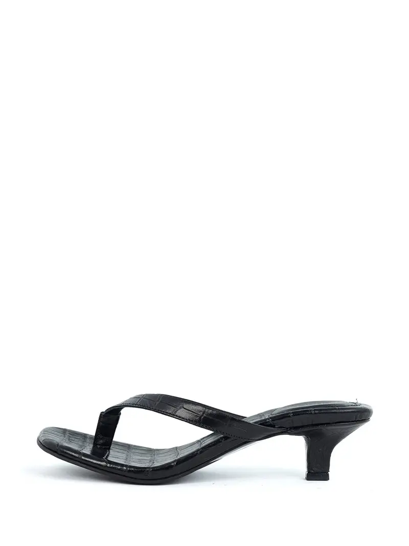 Milla Black Slip-On Loafers 1