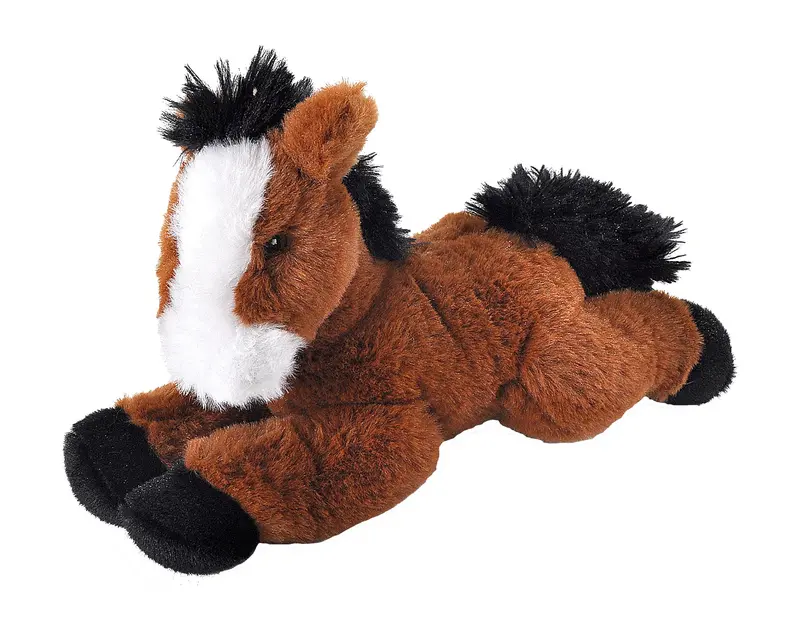 Mini Horse Plush Toy – 8-Inch Ecokins Stuffed Animal 1