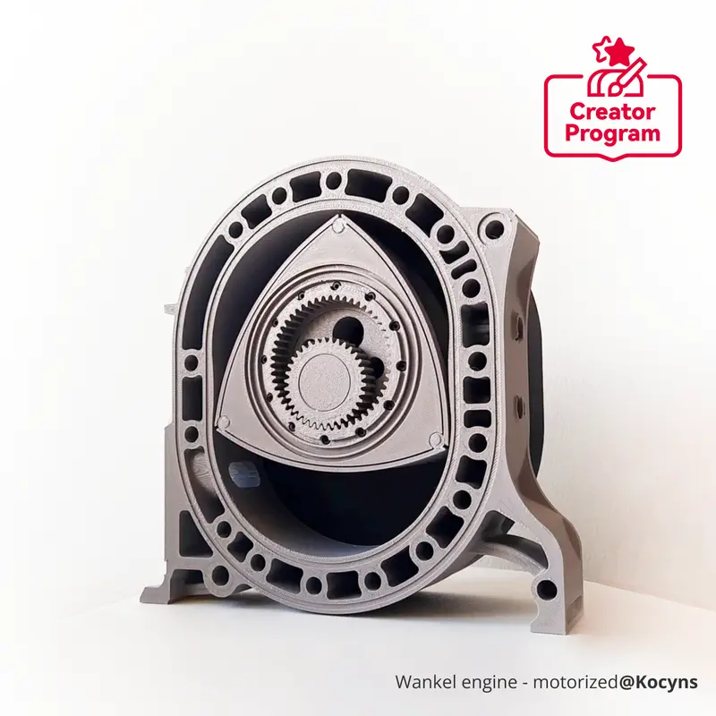 Motorized Wankel Engine Model – Functional Replica 1
