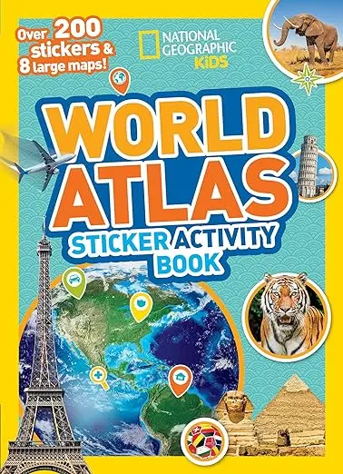 National Geographic Kids World Atlas: Sticker Activity Book 1