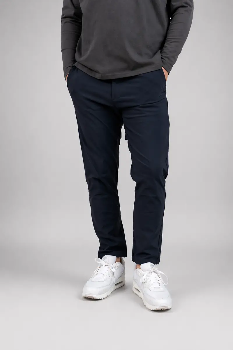 Navy Elemental Pants – Streamlined Fit, Adaptive Fabric 1