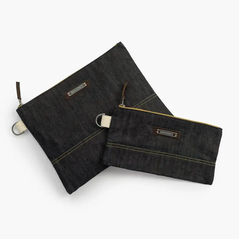 Neelum Denim Zippered Pouch 3