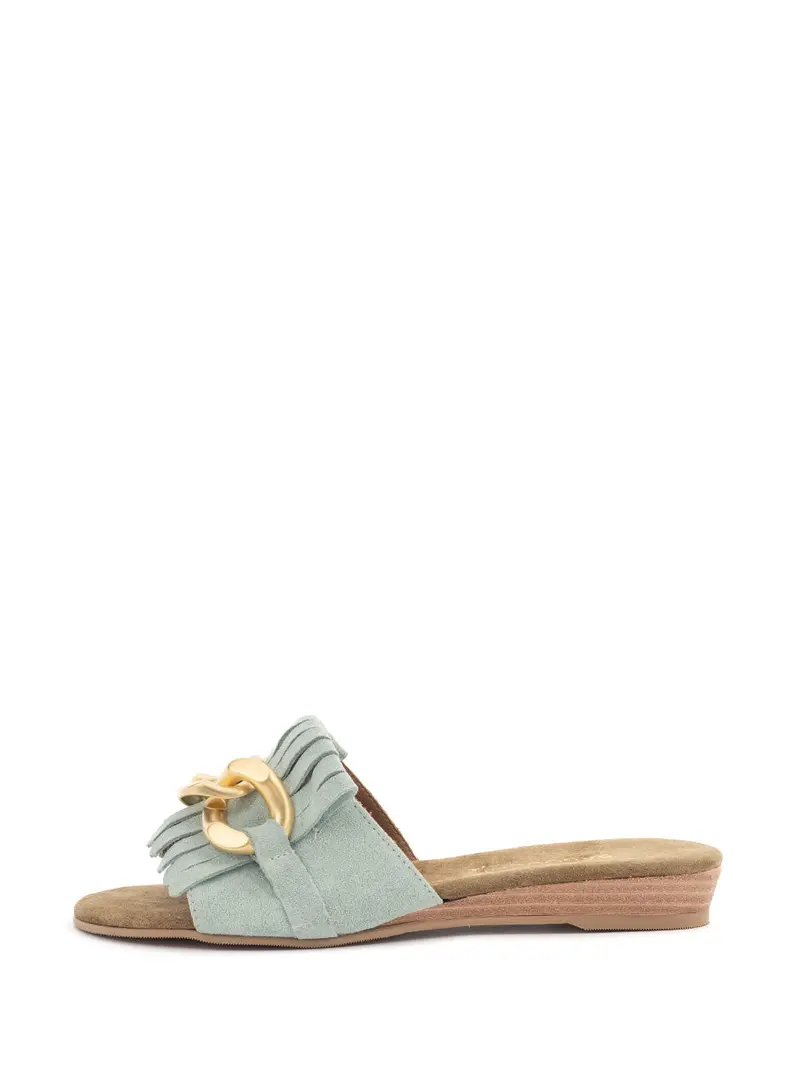 Nela Mint Slipper Shoes For Women 1