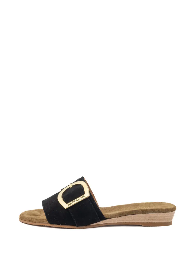 Noa Black Slippers For Women 1