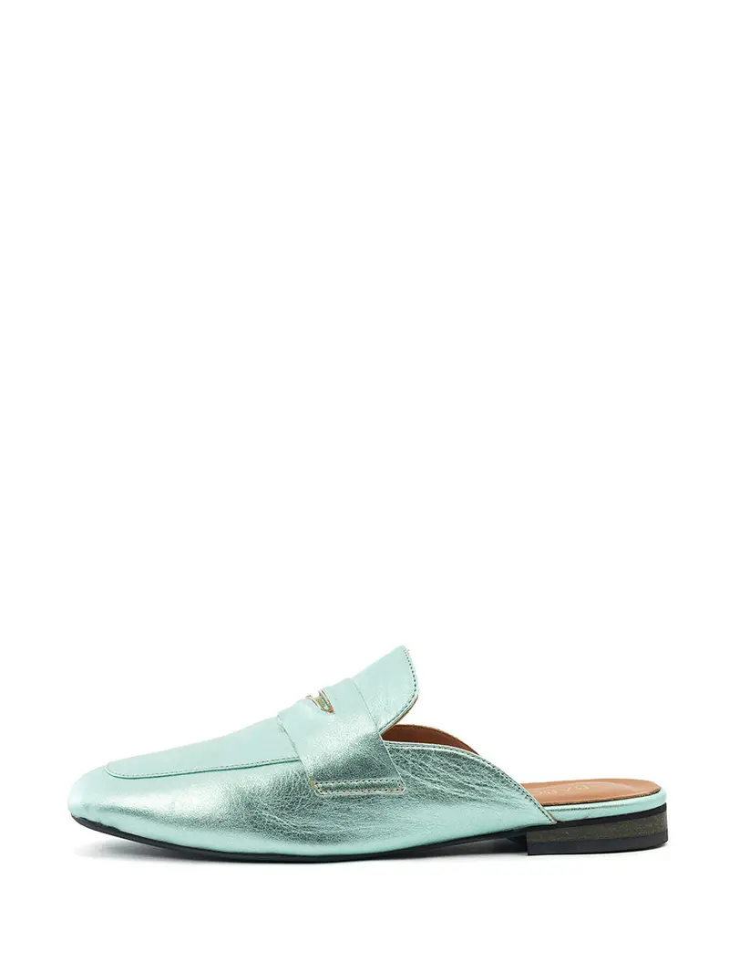Novi Turquoise Mule Slippers 1