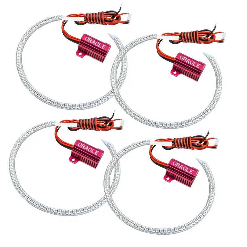 Oracle Lighting 2224-007 Halo Ring Led Headlight Accent Kit – Plug-And-Play Emitter Set 1