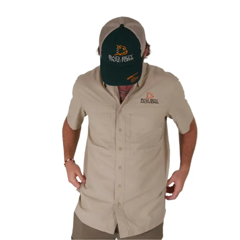 Port Authority Oat-Colored Fishing Shirt 1