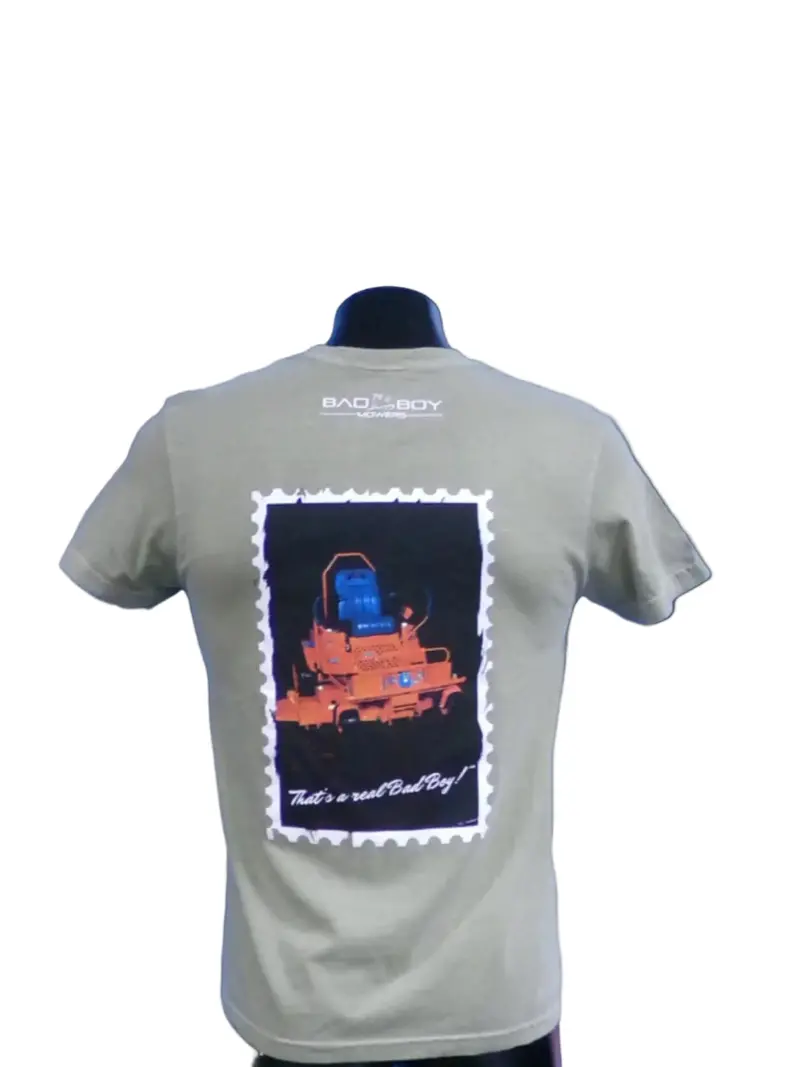 Real Bad Boy Sage Green Crewneck Tee 1