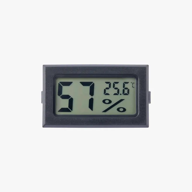 Rectangular Digital Thermo-Hygrometer – Flush-Mount Environmental Monitor 1
