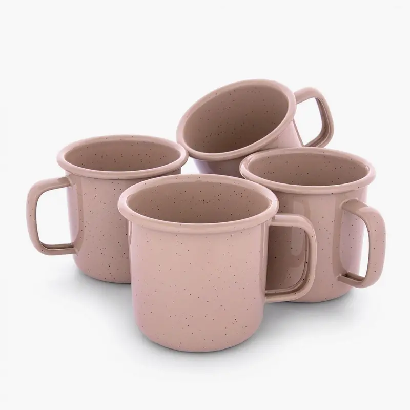 Rolled Enamel Insulated Mug Collection 1