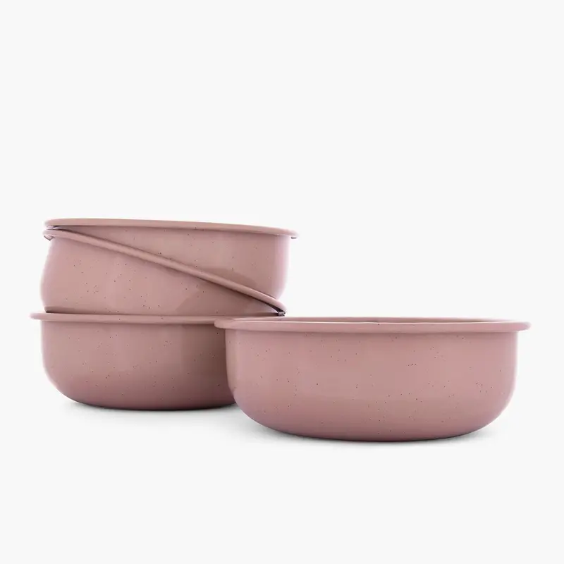 Rolled Enamel Multi-Use Soup & Salad Bowl Set 1