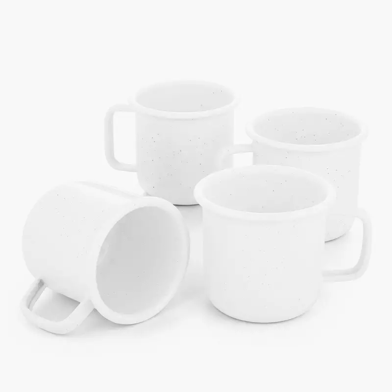 Rolled Enamel Travel Mug Set 1