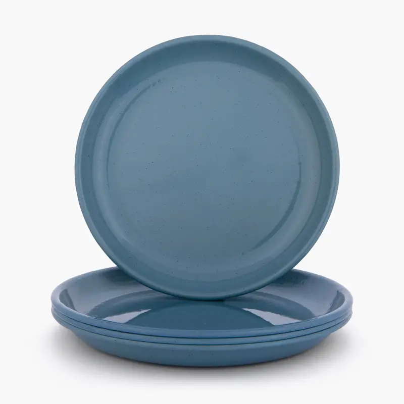Rolled Enamel Wide-Rim Plate Collection 1