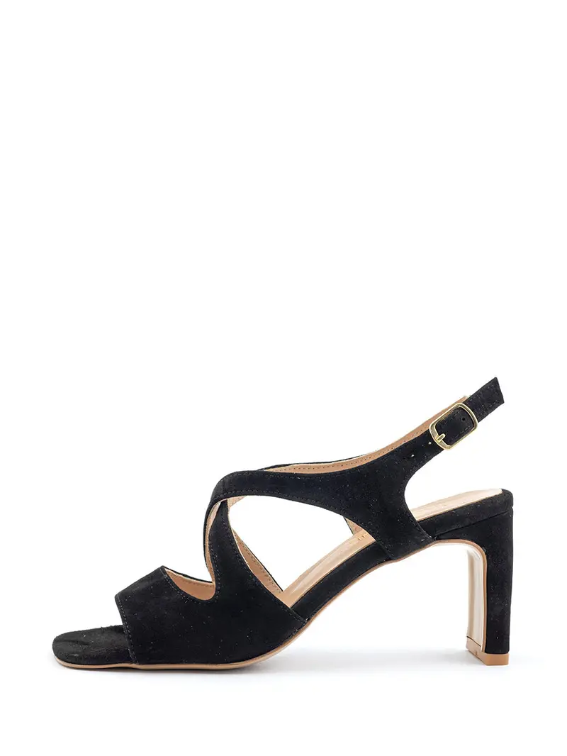 Romy Black Sandal Style 1