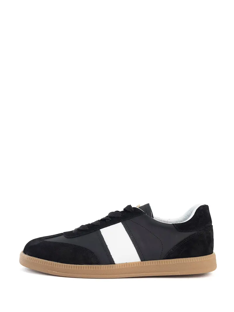 Salma Two-Tone Black & White Sneakers 1