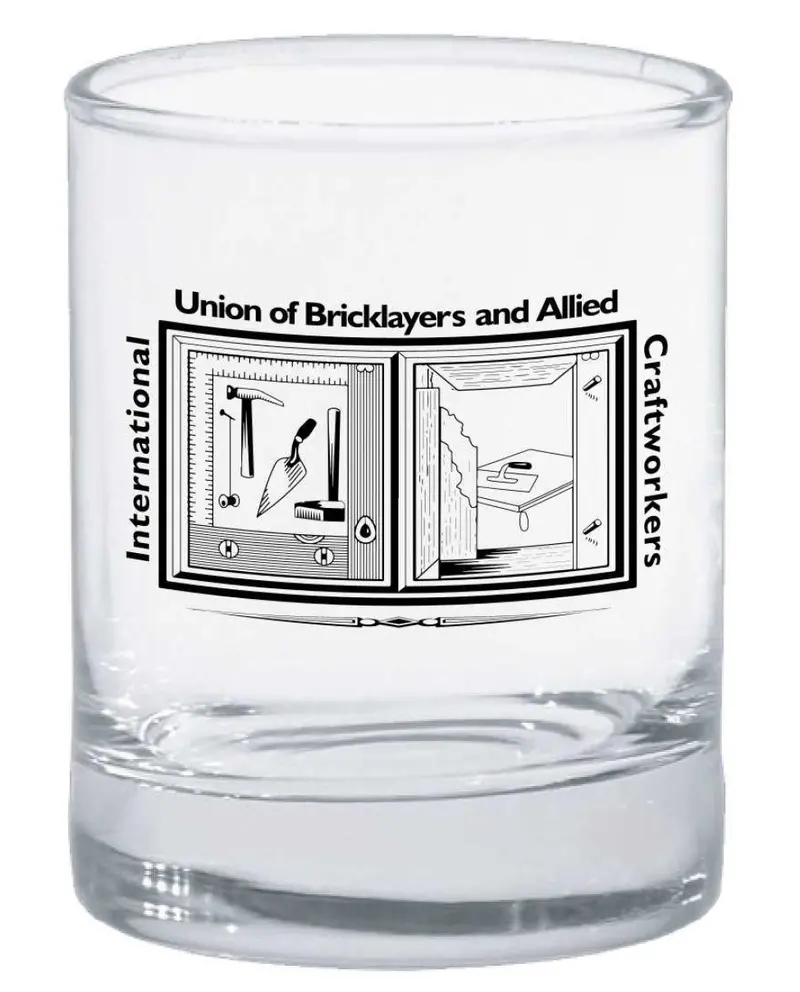 Sg1 – 3 Oz. Shot Glass With Durable Screen-Printed Iubac Tablet Logo 1