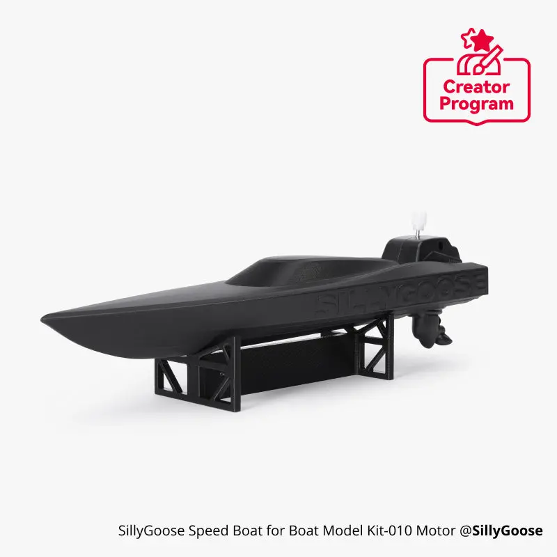 Sillygoose High-Speed Rc Speed Boat Model Assembly Kit 1