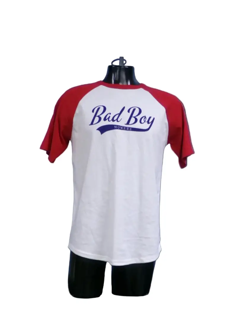 Sluggers Youth Red/White Baseball-Inspired Tee – Bb Mowers 1