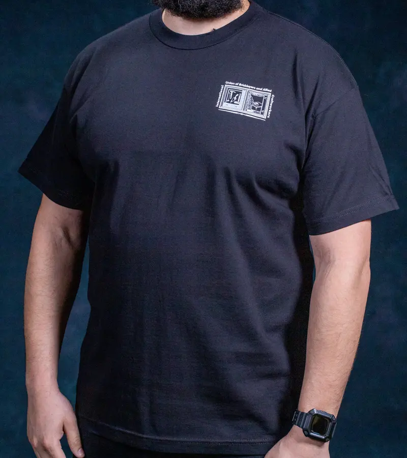 So10 Union Proud T-Shirt – Matte Black Cotton Crewneck 1