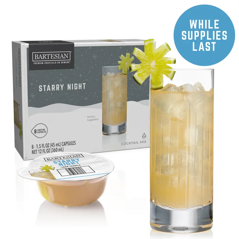 Starry Night Themed Cocktail Capsules 1