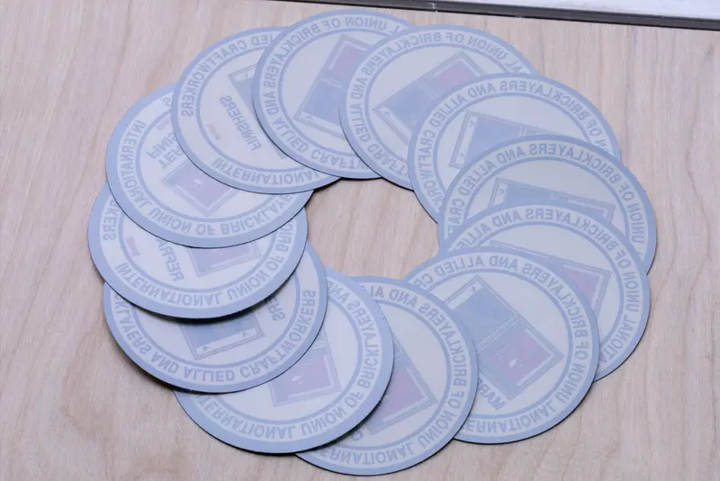 Td1 - Single 4-Inch Front-Adhesive Decal – Custom Options By Occupation 1
