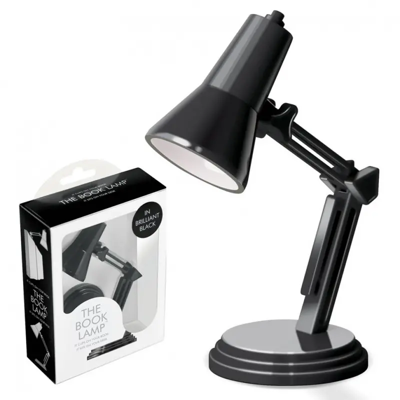 The Book Lamp – Sleek Black Reading Light 1
