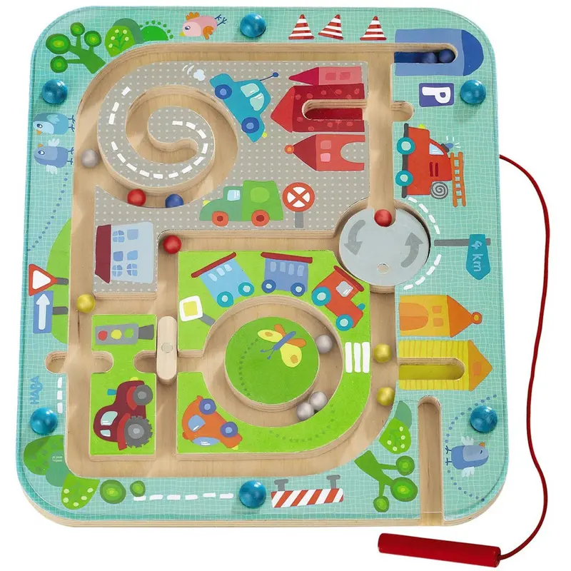 Town Maze Magnetic Board Game – Early Learning Spatial Reasoning Toy 1