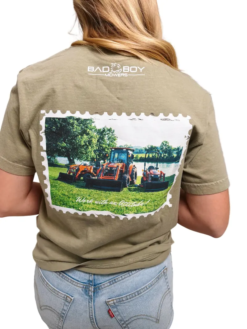 Tractors Trio Tan T-Shirt – Bb Mowers 1