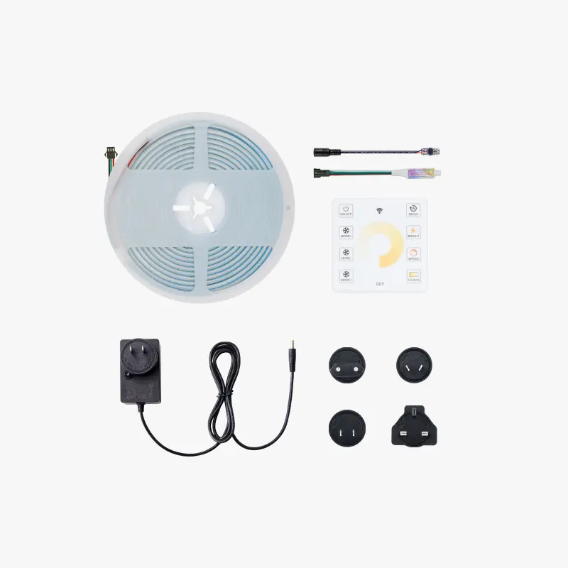 Tunable White Cob Led Strip Light Kit – 2700K–6500K Cct Adjustable 1