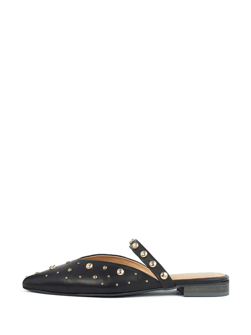 Veda Classic Black Ballet Flats 1