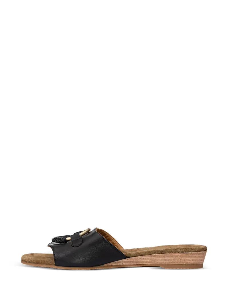 Vera Black Slippers For Women 1